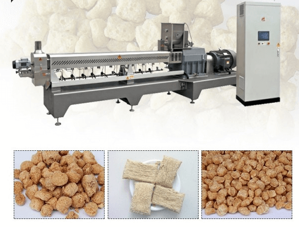 Textured Vegetable Soy Protein Making Machine Ainuokmachinery