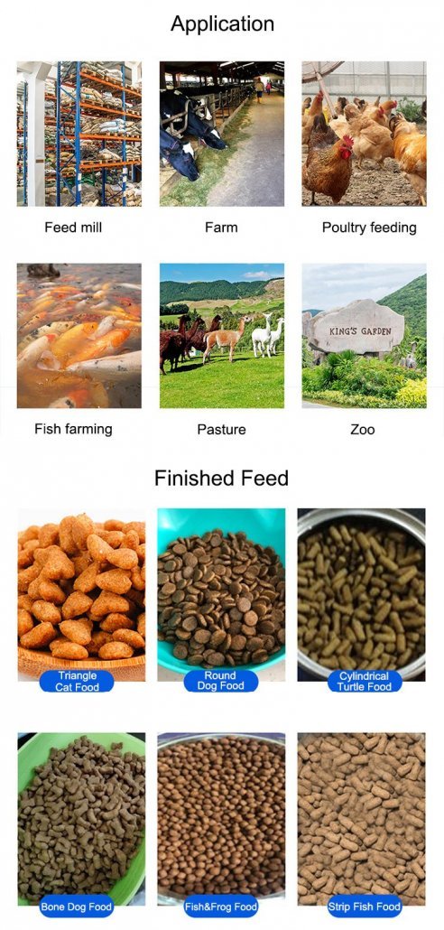 application of fish feed pellet machine