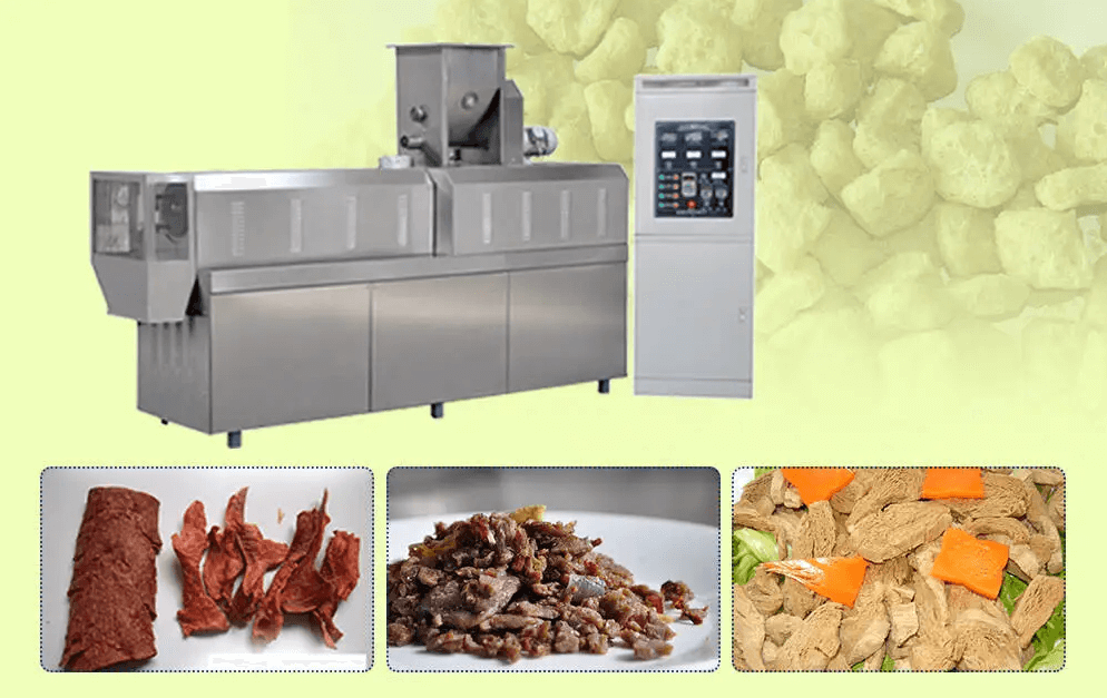 Textured vegetable soy protein making machine (5)