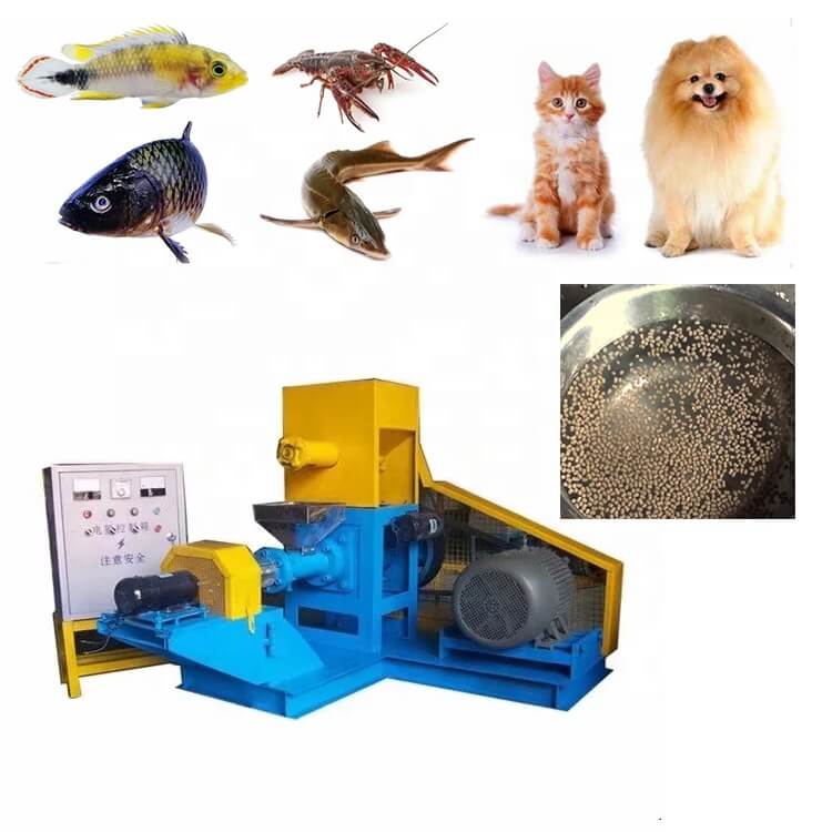 Small Electric Floating Fish Feed Extruder Machine (7)